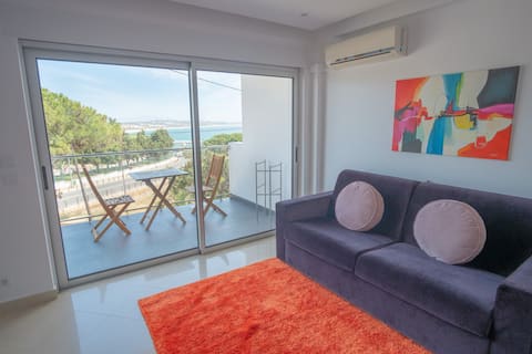 Top Airbnb: Design Sea View Studio with Balcony in Lagos