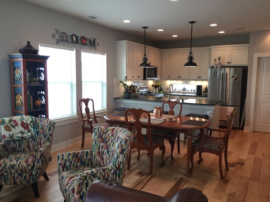 Our modern, open living space.