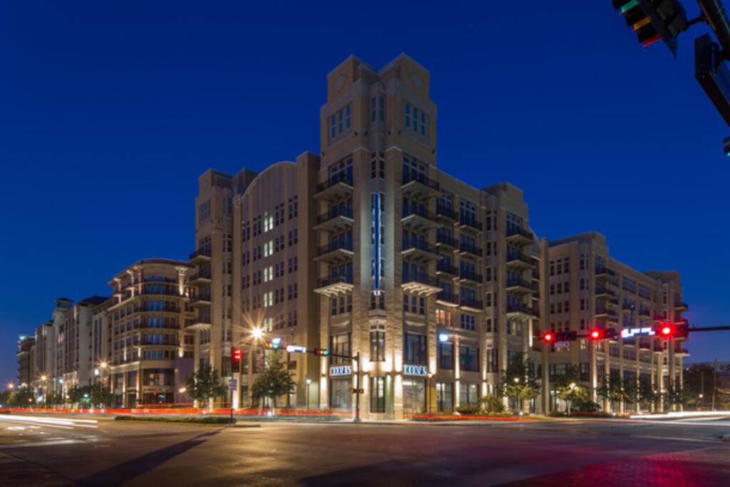 View of the community from across the street.