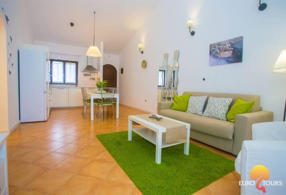 Dining and living room