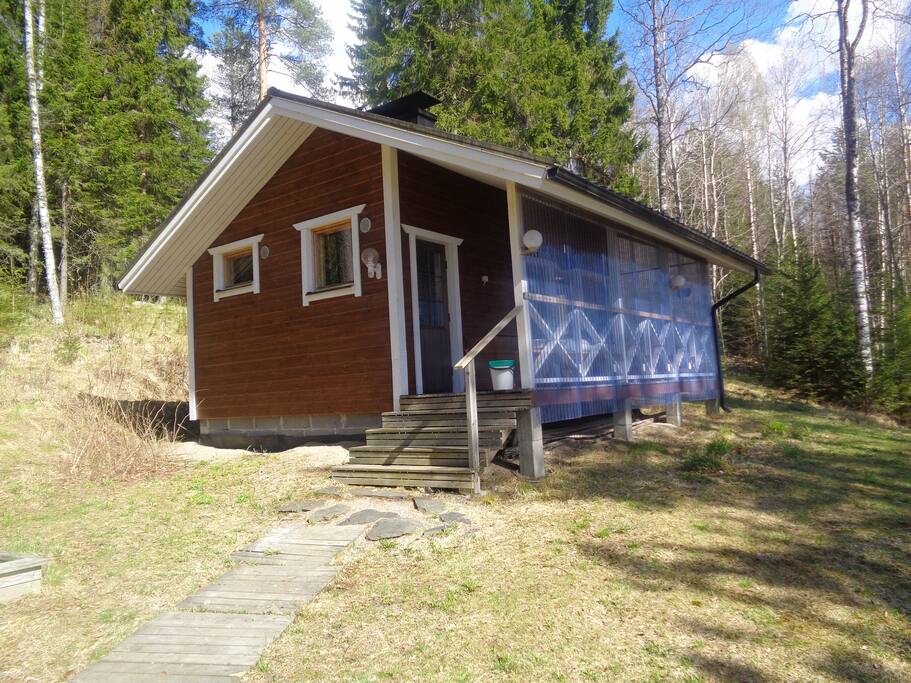 Saunamökki (sis. saunatuvan)