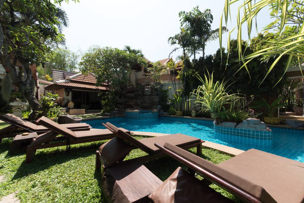 Jardins, piscines