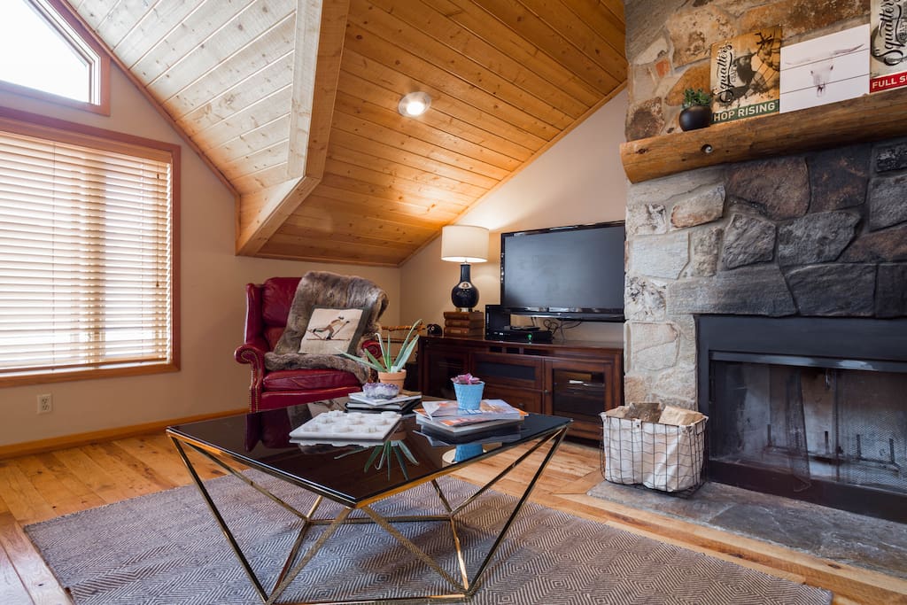 Wood Burning Fireplace