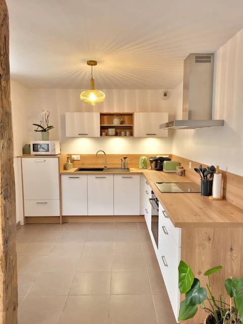 Stone home in the countryside