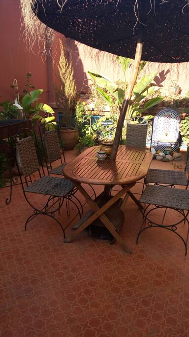 La terrasse...