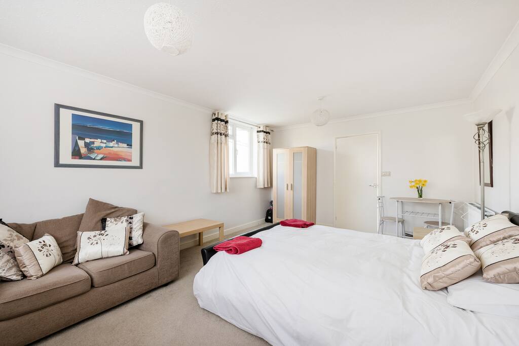 Room view with sofa