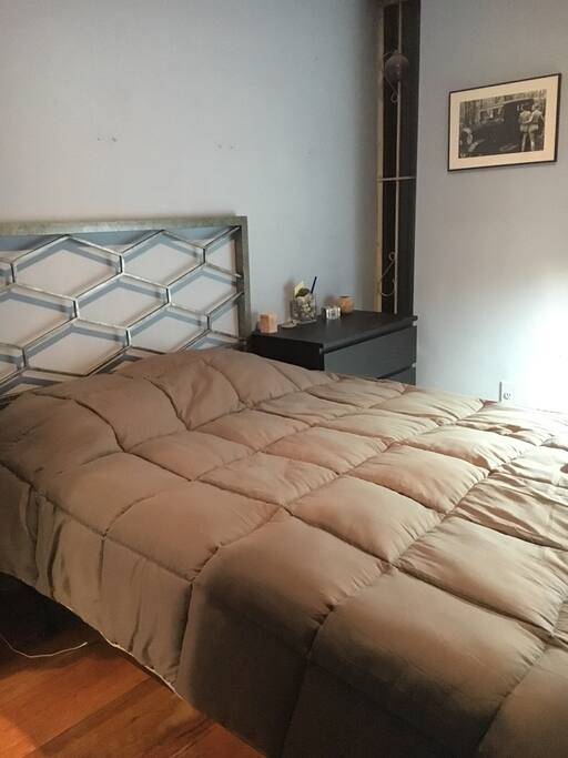 This is my room. Occasionally, if needed, this is the room that guests will stay in.