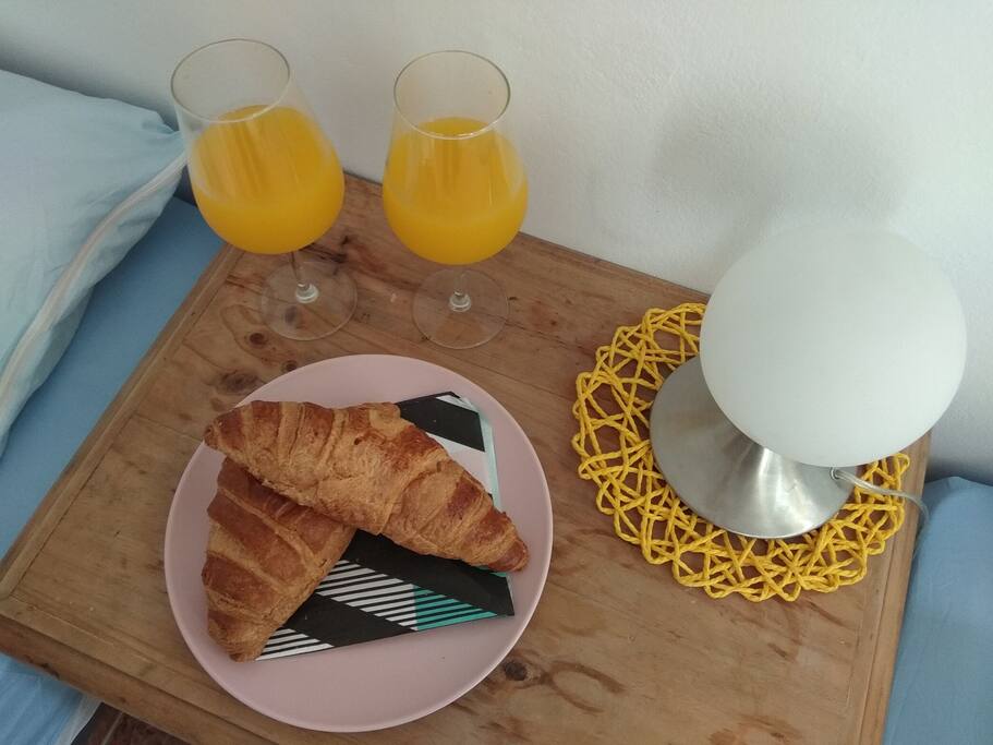 una deliciosa bienvenida para nuestros huéspedes