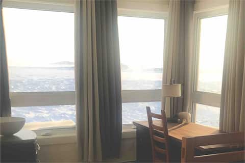 Awesome - private suite with amazing view