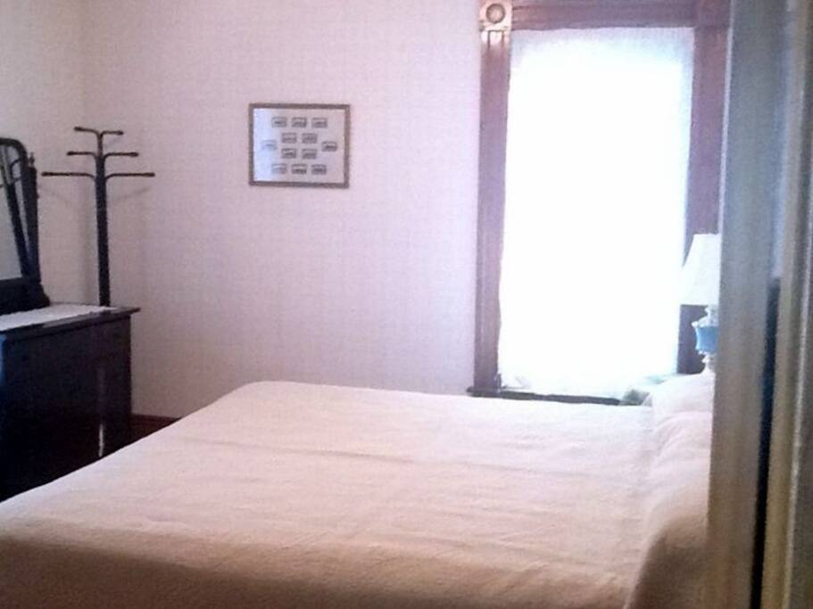 Bedroom 3 is equipped with a King-sized bed