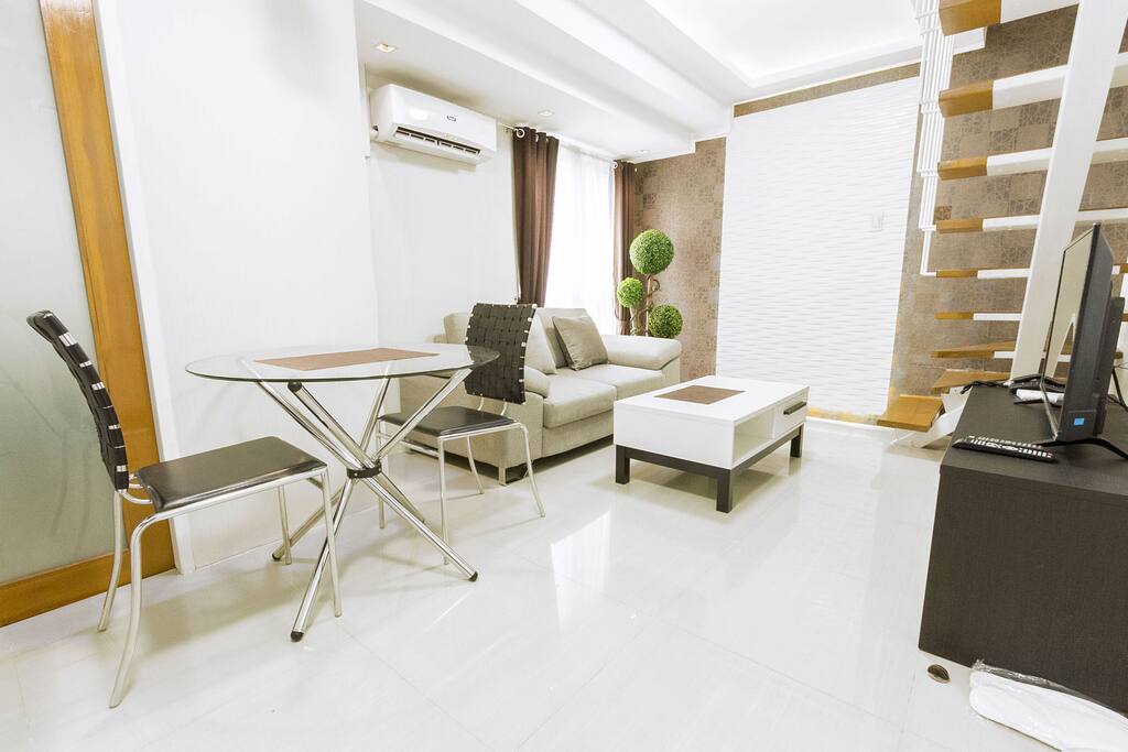 Living Area and Dining Area