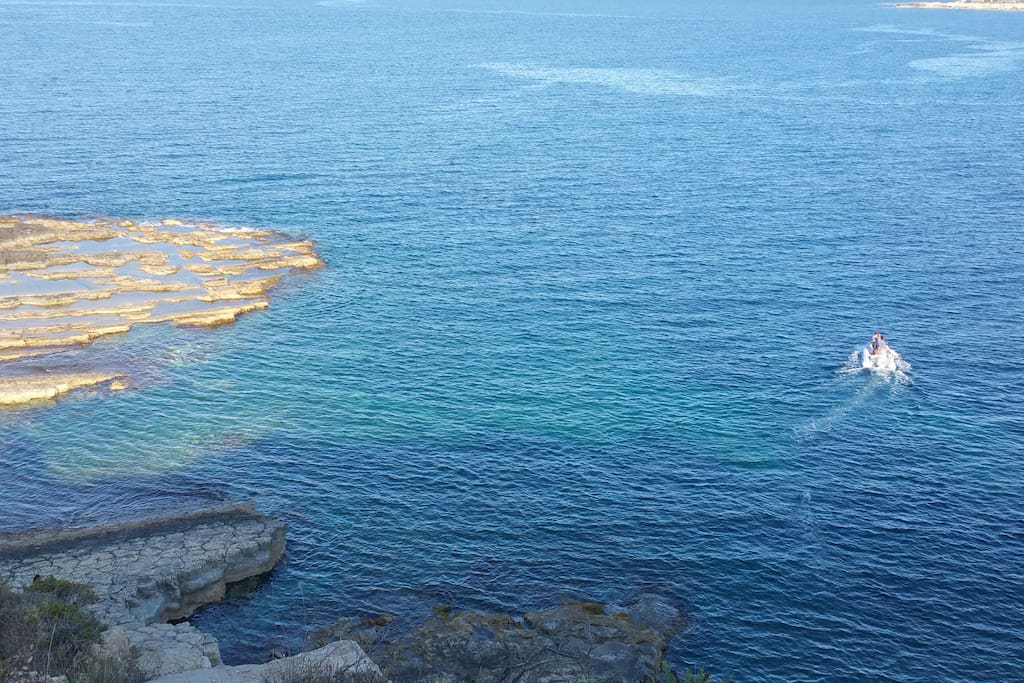 il mare a 500 metri dalla casa
