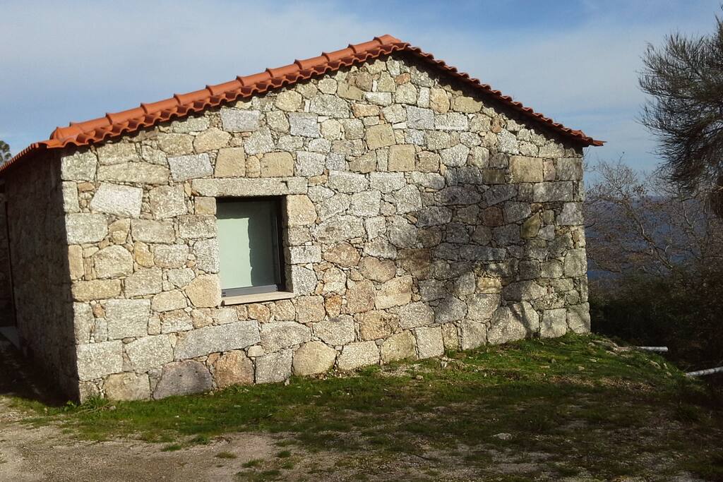 Fachada lateral da casa.