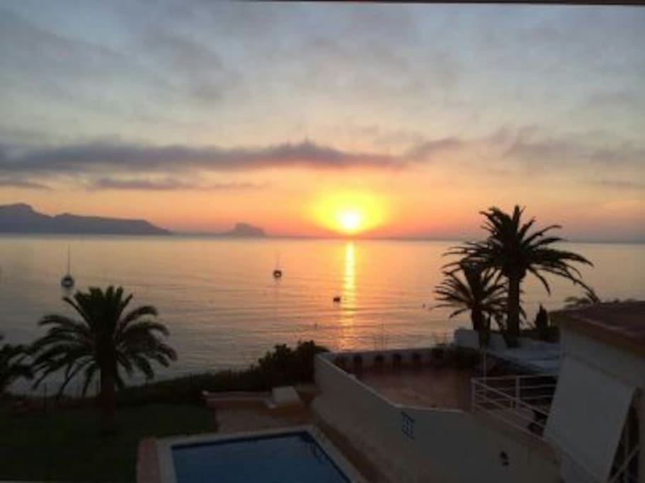 Amanecer desde la vivienda