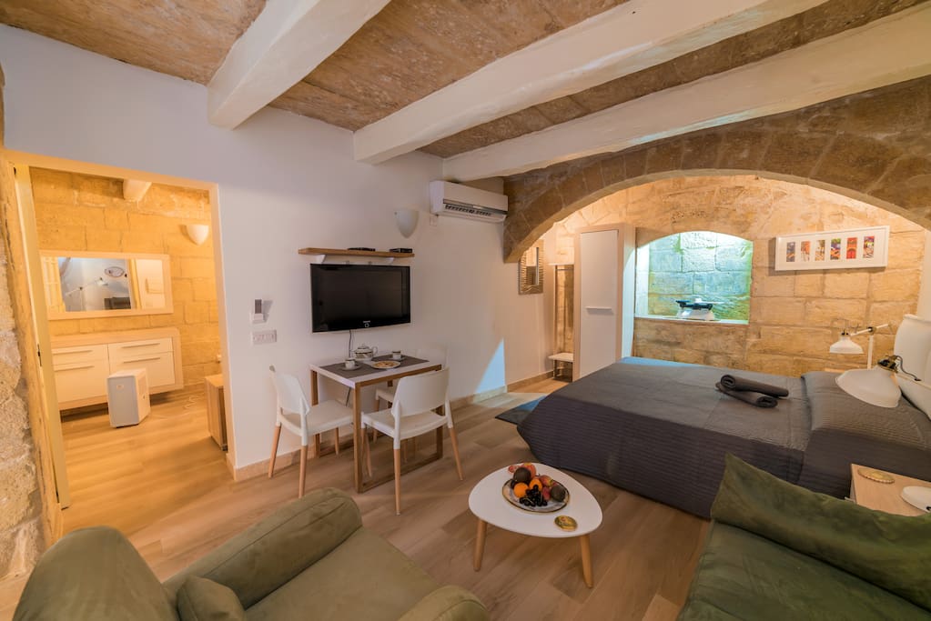 Lounge and sleeping area