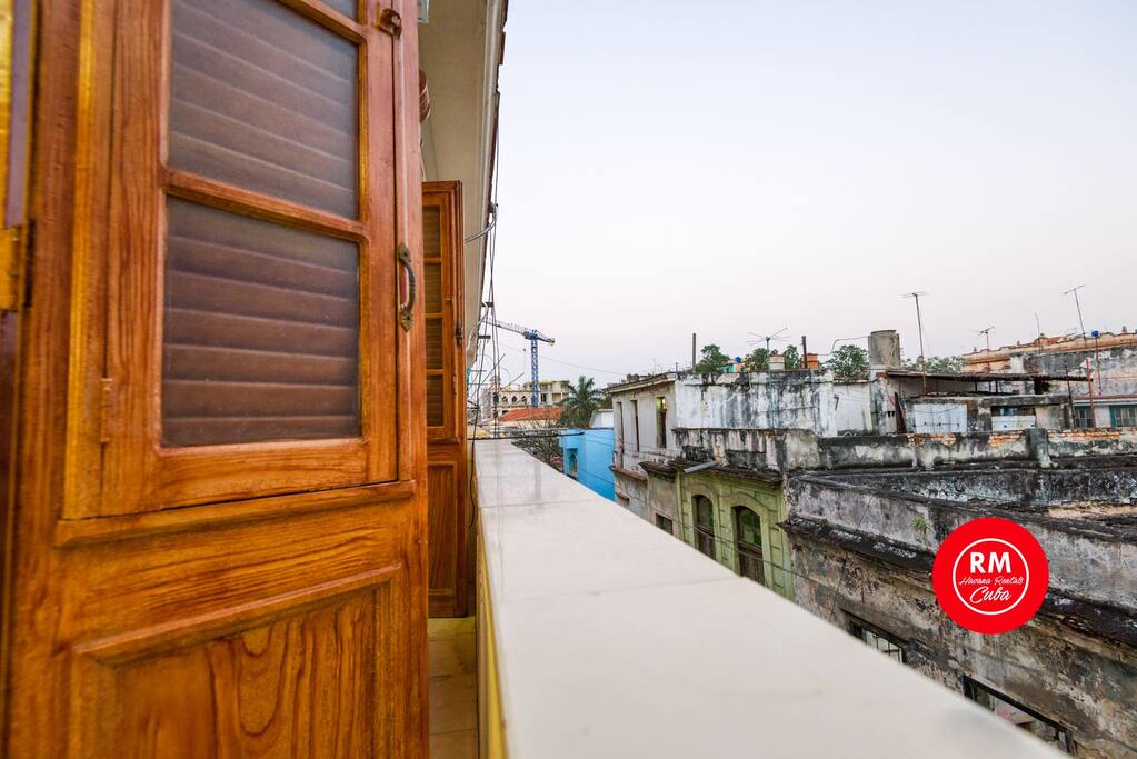 balcony in Old Havana really close to Plaza Vieja