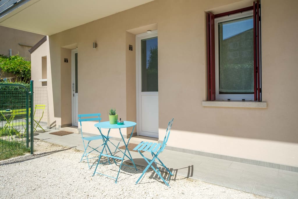 Patio of your studio
