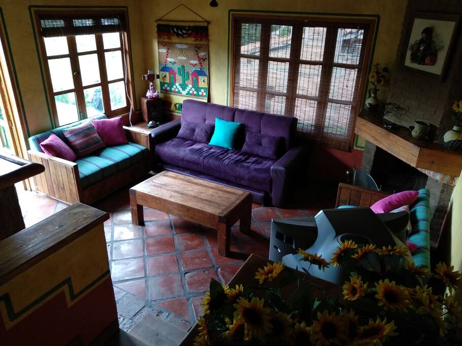Living room and bar