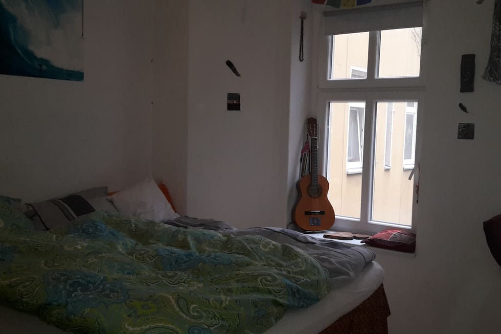 Large windows and bright atmosphere