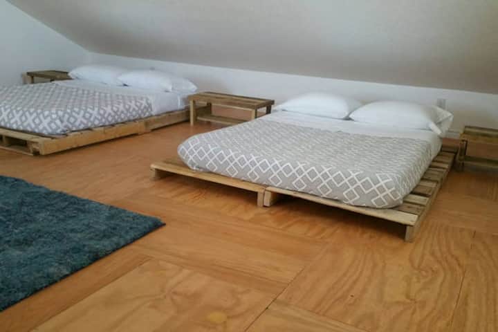 Loft en la planta superior.