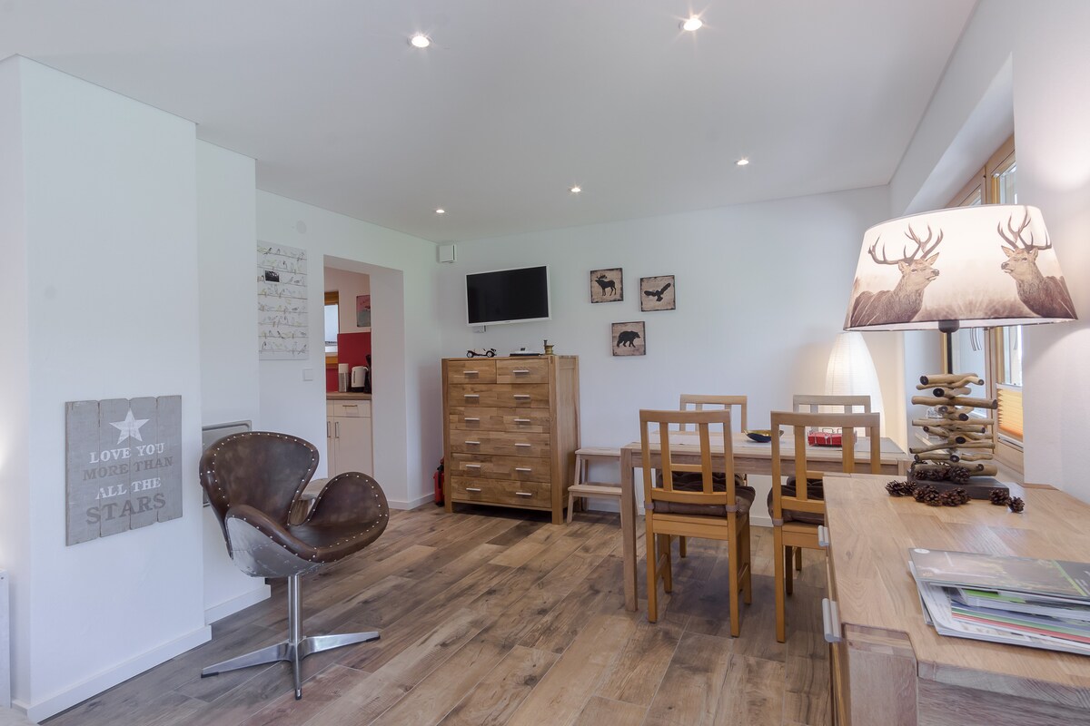 Popular Airbnb listing: Silva-Nigra-Chalet Garten-Studio in Waldshut