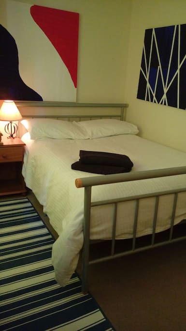 Very Comfortable double bed, Egyptian Cotton Duvet & Sheets