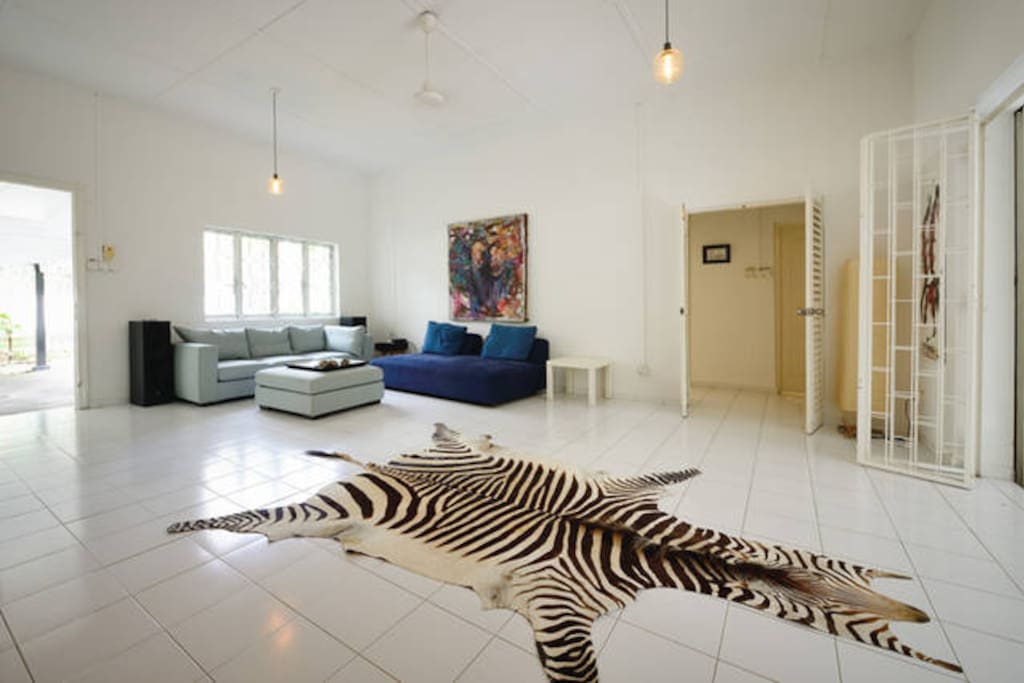 Bright and airy living room