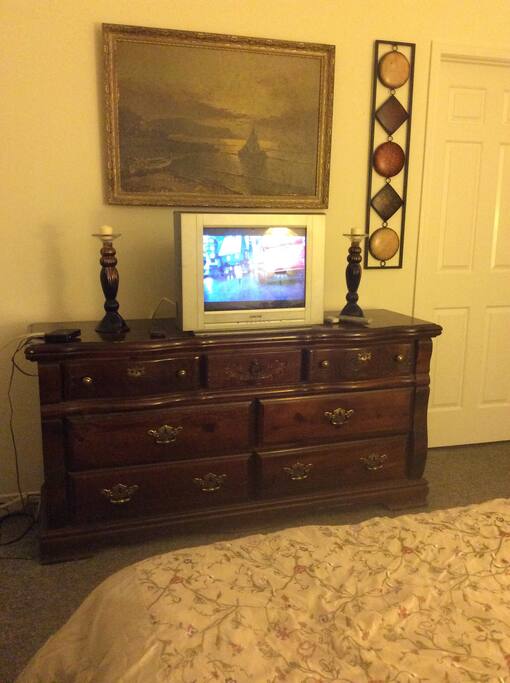 cable T.V. with wide drawer