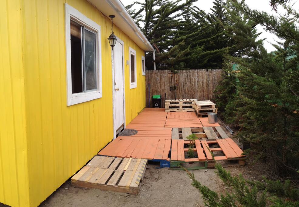 Entrance to cabin