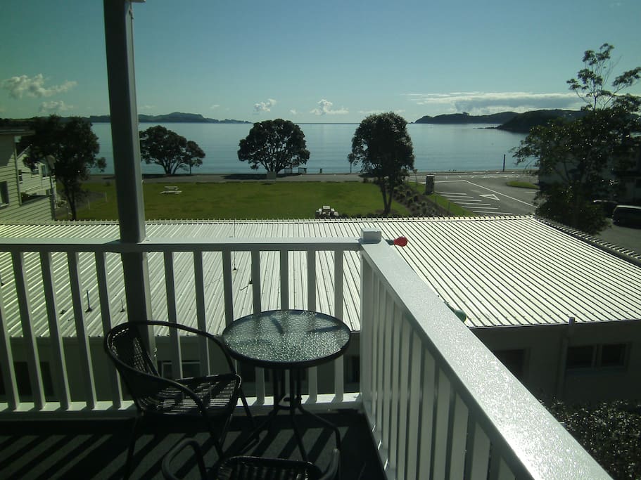The beautiful Bay of Islands from the verandah