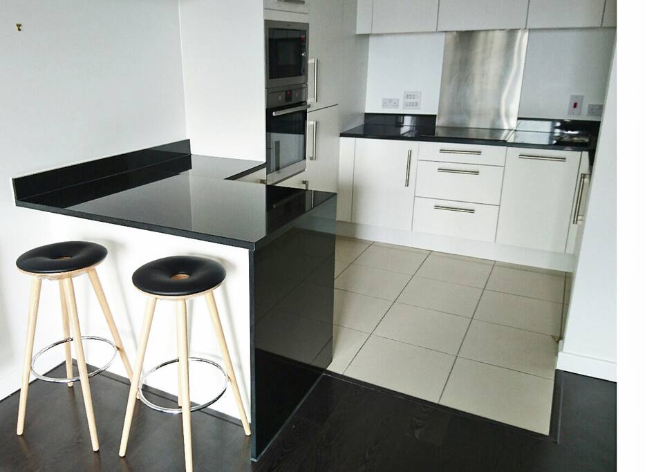 Kitchen with granite worktops
