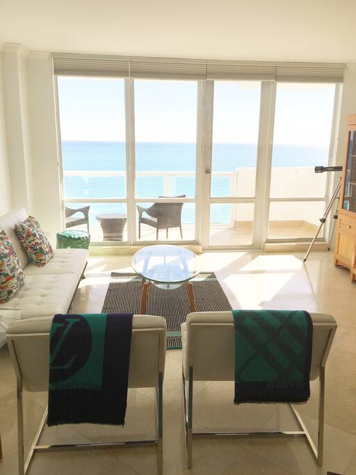 Sunny ocean view
