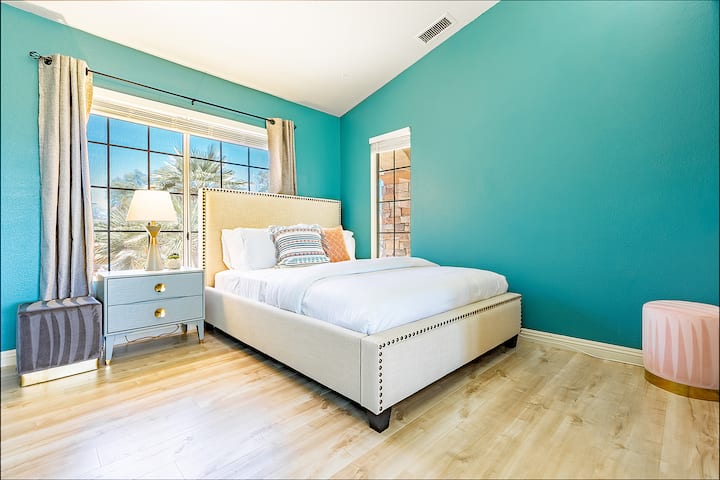 Chambre #3. Lit queen size, TV (Netflix, Hulu, Disney+) 