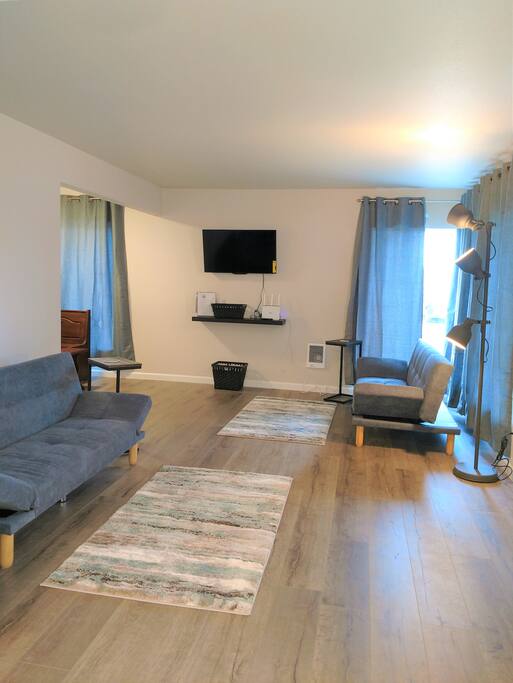 Living room view from hall