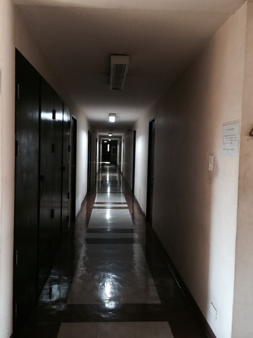 Tower F hallway