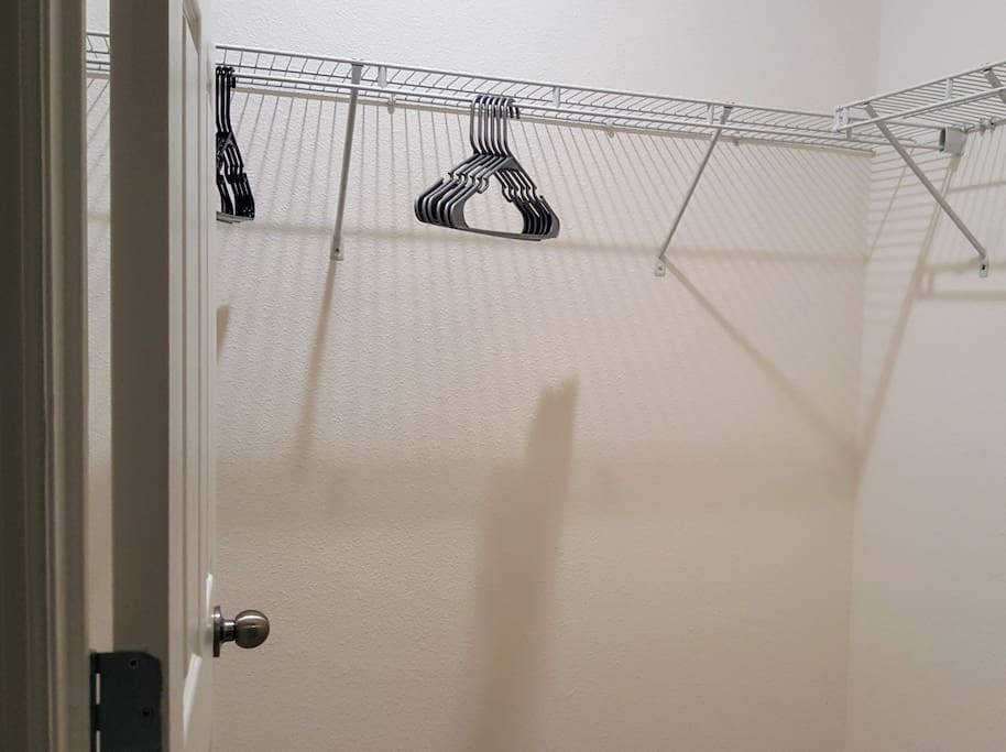Large walk in closet.