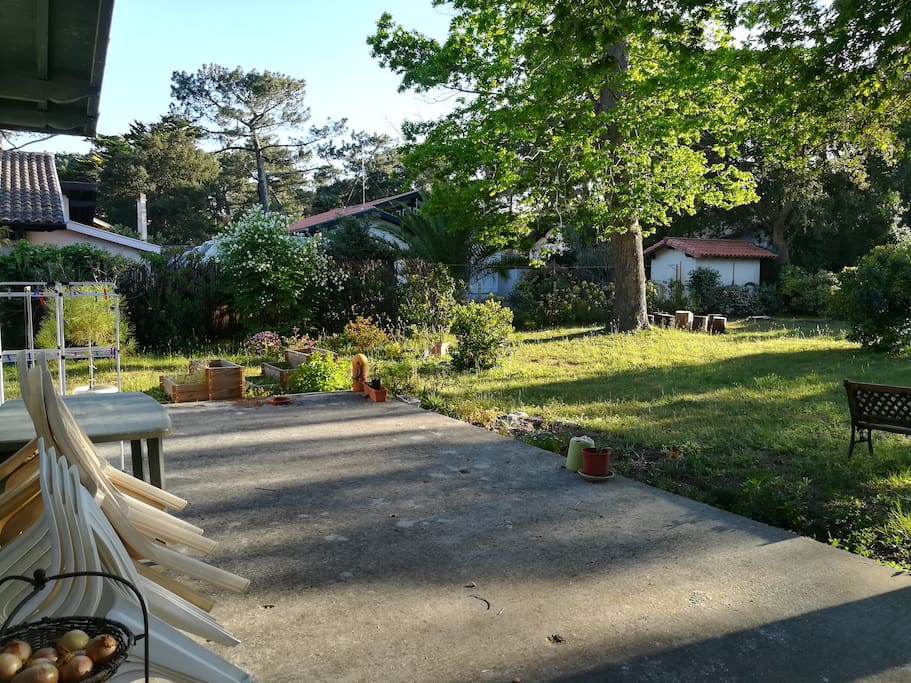 Terrasse et jardin / Terrace and garden
