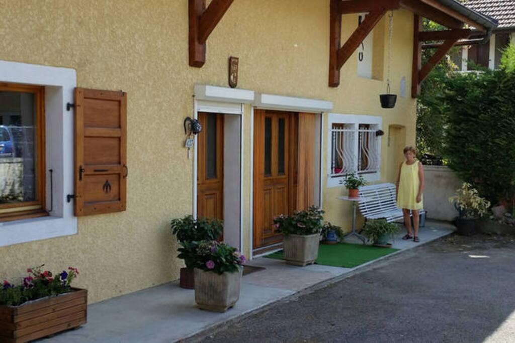 Cour intérieur - entrée du studio