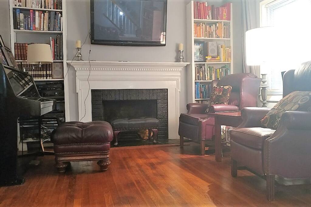 Bright Living Room Curl Up with a book