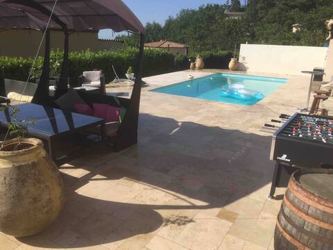 Apartment in Villa with a pool