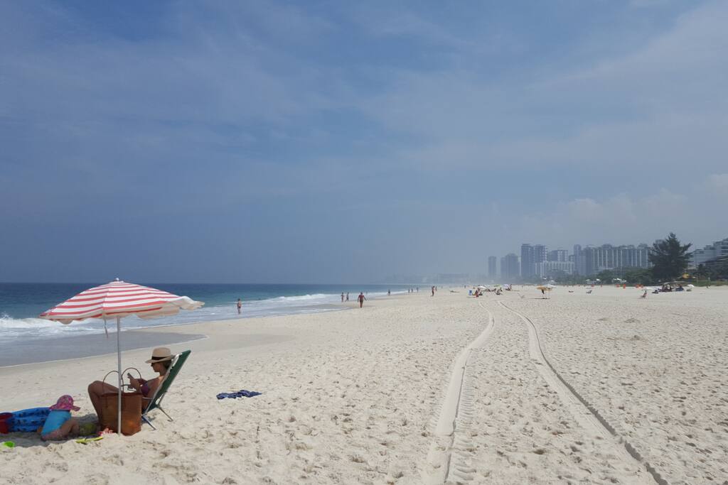 Beach is only a short bike ride away