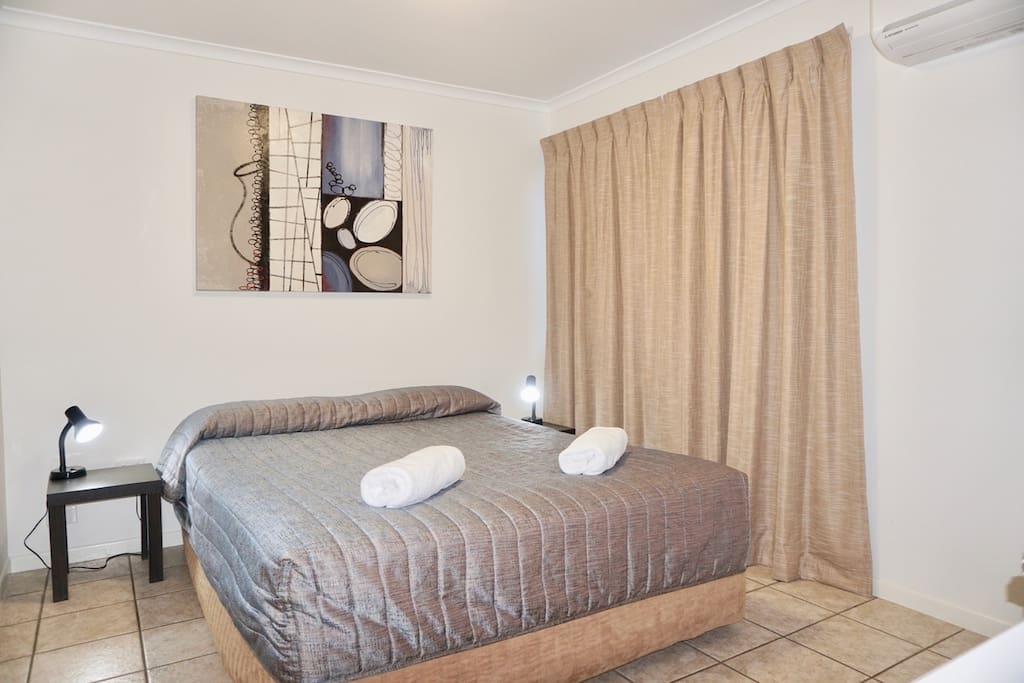 Queen Bedroom in modern apartment