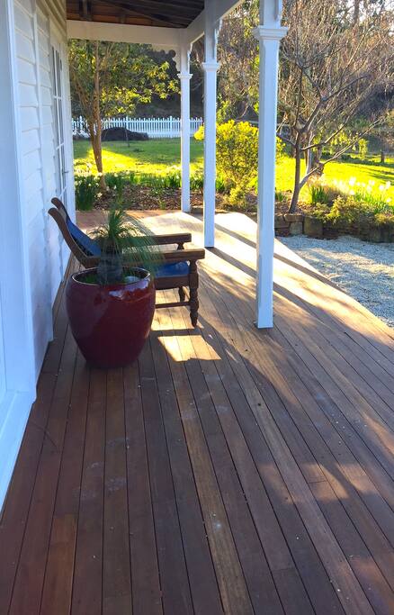 Grab a book, pour yourself a drink and sit in the afternoon sun.