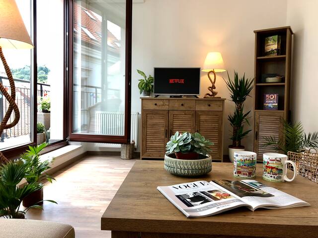 Heart of the Old Town apt w/ terrace & castle view