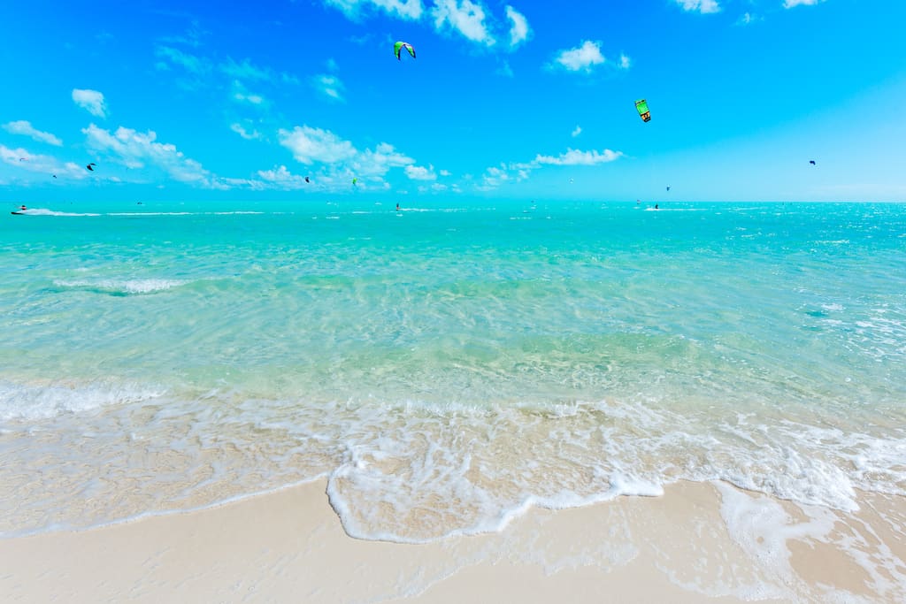 kiteboarding at Long bay