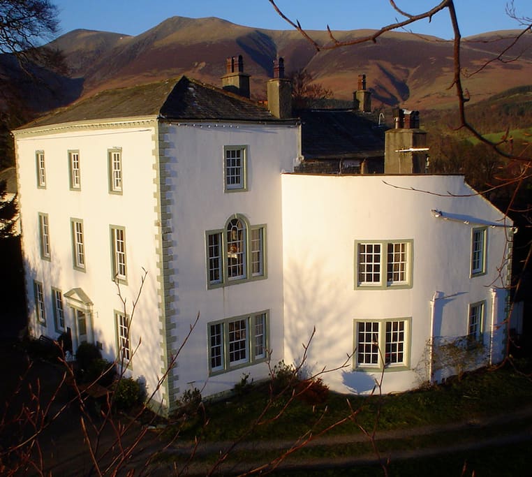 Greta Hall - Coleridge Wing on the left-hand side