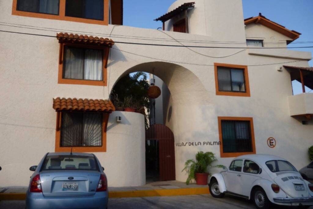 Villas main entrance