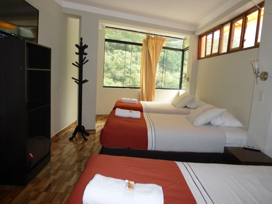 Only three beds in a dorm, with comfort pillows, personal lamps and room service.