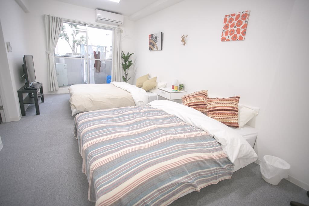 Bedroom2 & two double sized beds