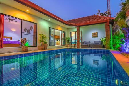 View Talay Villa 5 min by feet away from the beach